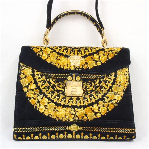 Vintage Versace Medusa Handbag 